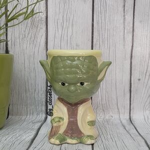 Star Wars Yoda Glass Mug in Green and Cream